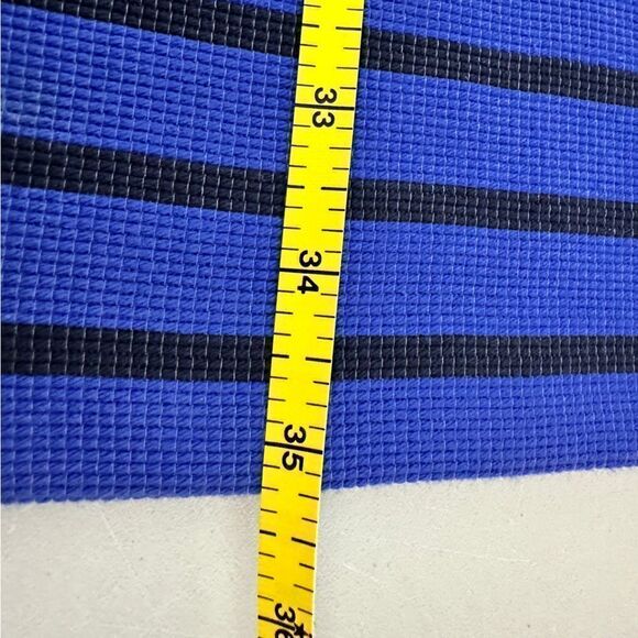 Ann Taylor Loft Dress Blue and Navy and Green Stripe Sheath Dress. Size 6 - Picture 7 of 7